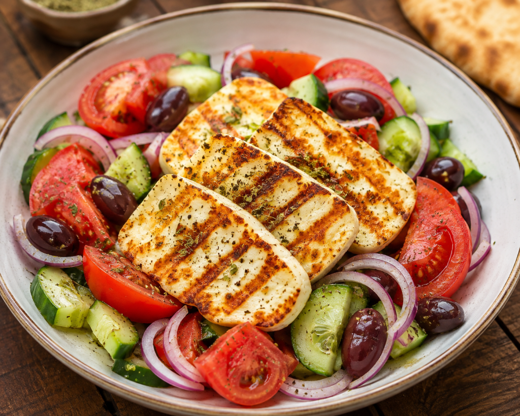 Cypriot Halloumi Salad