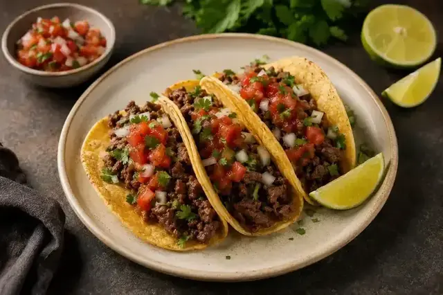 Beef Tacos with Salsa recipe