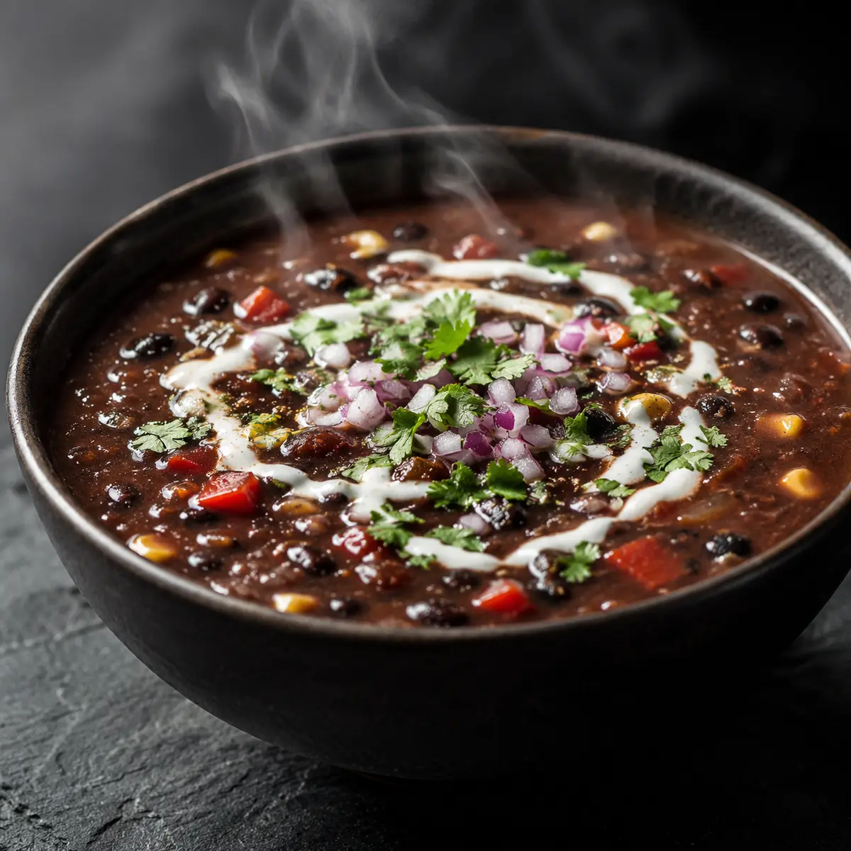 Black Bean Chipotle Soup