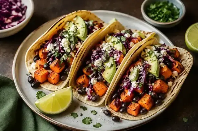 Black Bean Sweet Potato Tacos