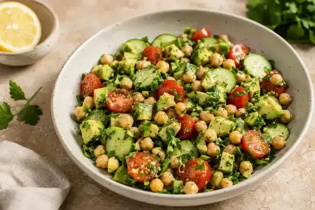 Chickpea Avocado Salad