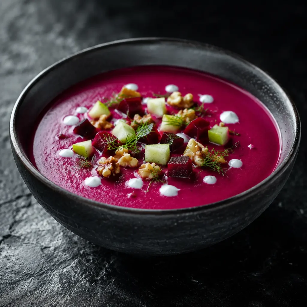 Chilled Beetroot Apple Soup