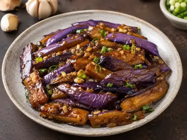 Chinese Aubergine in Garlic Sauce recipe
