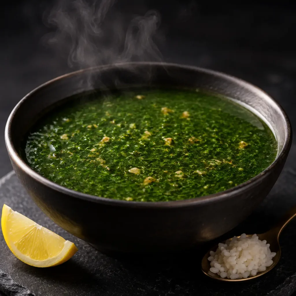 Egyptian Molokhia Soup