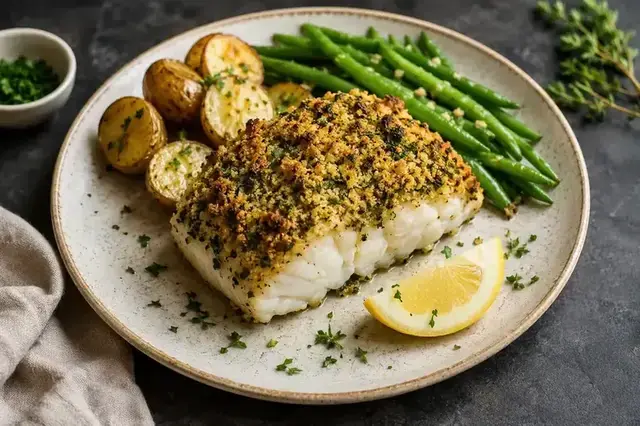 Herb Crusted Cod recipe