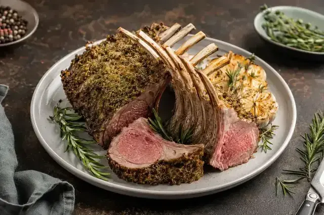 Herb Crusted Rack of Lamb recipe
