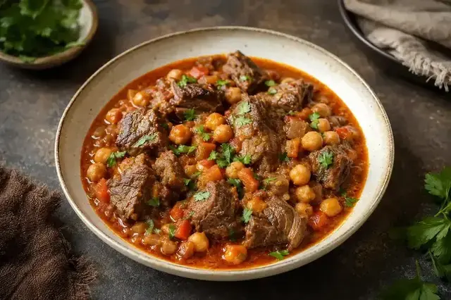 Lamb and Chickpea Stew recipe