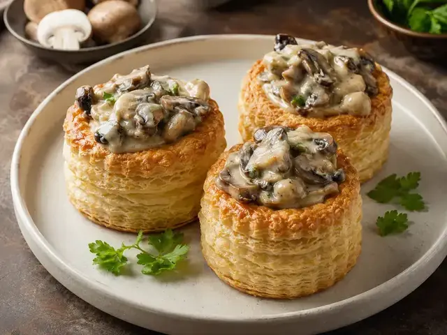 Mushroom Vol au Vent recipe
