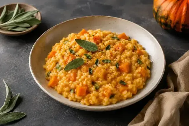 Pumpkin Sage Risotto