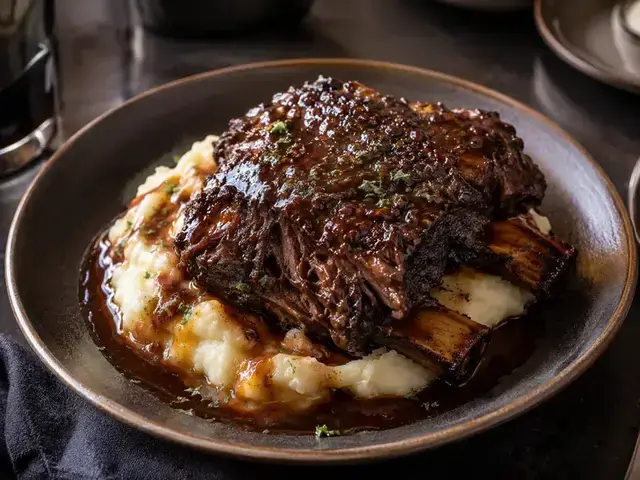 Slow Cooked Beef Short Ribs recipe