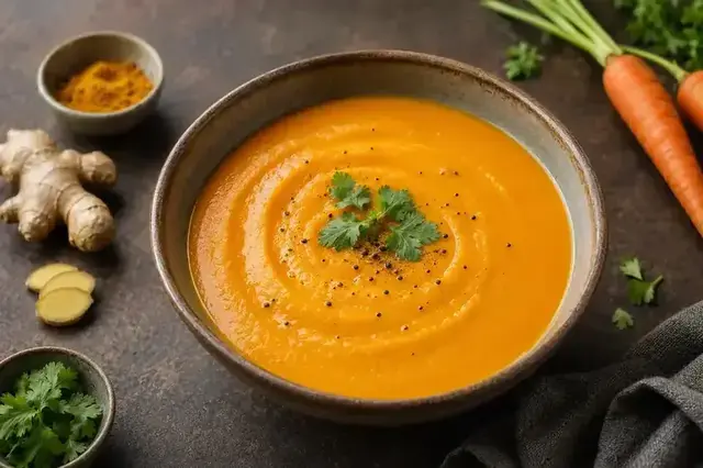 Spiced Carrot Ginger Soup