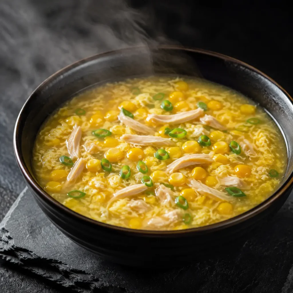 Sweet Corn Chicken Soup