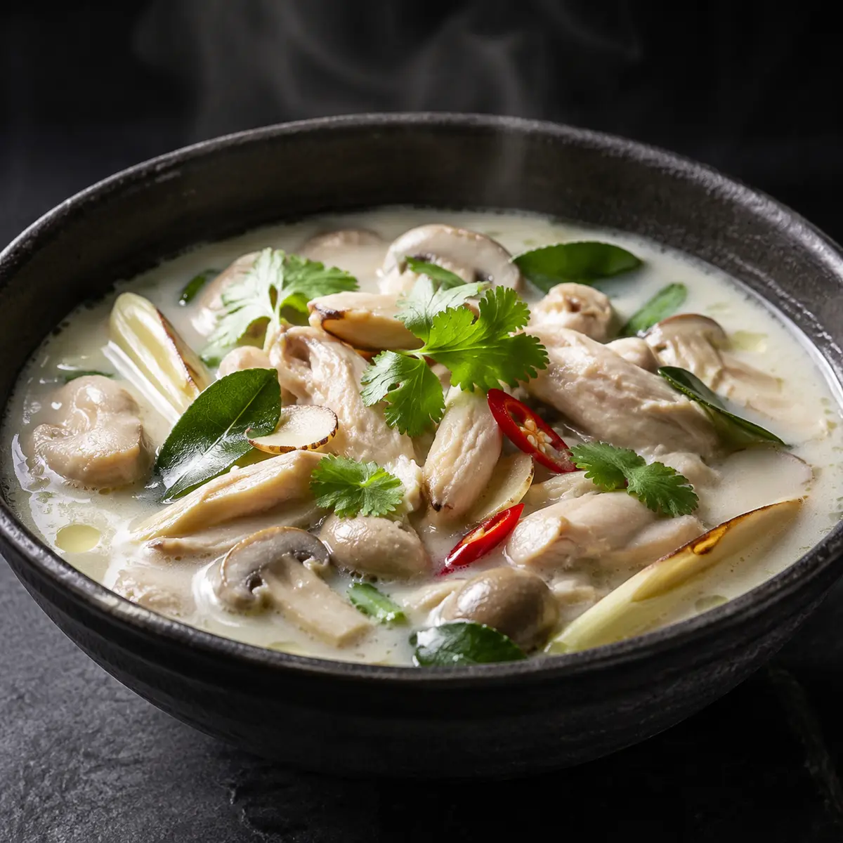 Thai Coconut Chicken Soup
