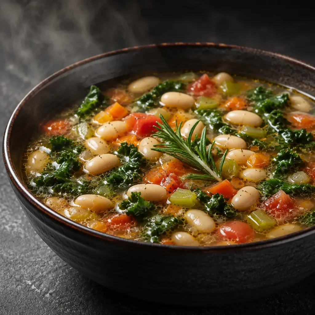 Tuscan White Bean Kale Soup