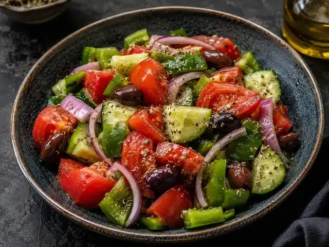 Vegan Greek Village Salad