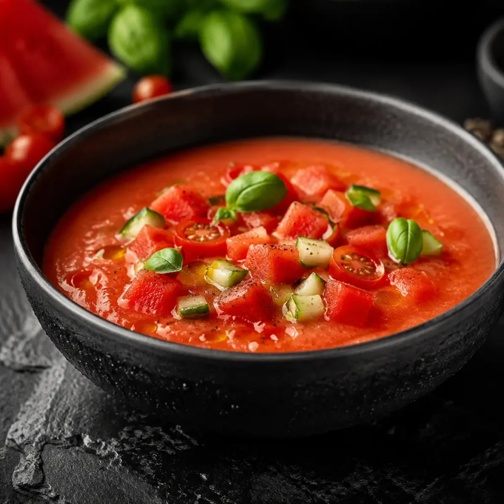 Watermelon Tomato Gazpacho